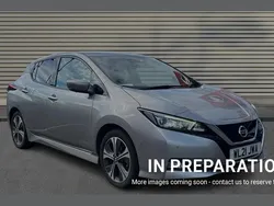 Silver Used 2021 Nissan Leaf Tekna Hatchback | £9,182 (Fair price)