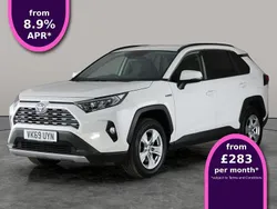 White Used 2019 Toyota RAV4 Hybrid SUV | £18,238 (Good price)