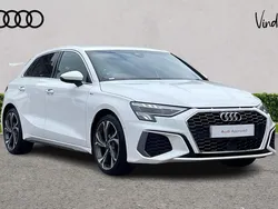White Used 2022 Audi A3 S-Line Hatchback | £24,300 (Fair price)