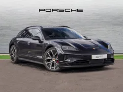 Jet black metallic New 2024 Porsche Taycan 4S Sport Turismo Sedan | £79,490 (Super price)
