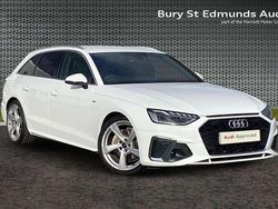 White Used 2022 Audi A4 S-Line Estate | £25,309 (Fair price)