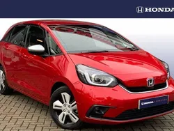 Premium crystal red Used 2022 Honda Jazz EX Hatchback | £17,450 (Fair price)