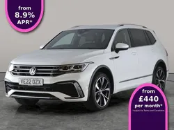 White Used 2022 VW Tiguan Allspace R-line SUV | £29,370 (A bit pricey)