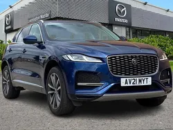 Blue Used 2021 Jaguar F-Pace SE SUV | £26,980 (Fair price)