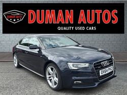 Blue Used 2014 Audi A5 Sportback S-Line Hatchback | £9,495 (Fair price)
