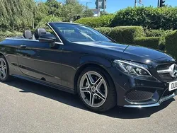Black Used 2018 Mercedes C200 AMG line Cabriolet | £16,250 (Good price)