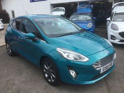 Blue Used 2018 Ford Fiesta Zetec Hatchback | £9,495 (Fair price)