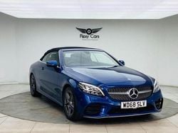 Blue Used 2019 Mercedes C200 AMG line Cabriolet | £16,189 (Good price)