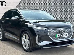 Black Used 2022 Audi Q4 e-tron S-Line SUV | £21,772