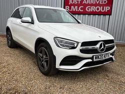 White Used 2020 Mercedes GLC220 AMG line Estate | £21,990 (Super price)