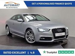 Silver Used 2016 Audi A5 S-Line Coupe | £11,265 (Fair price)