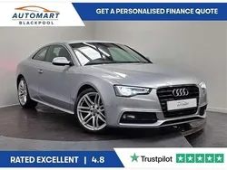 Silver Used 2016 Audi A5 S-Line Coupe | £11,295 (Fair price)