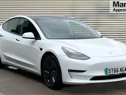 White Used 2021 Tesla Model 3 Long Range Sedan | £19,526 (Fair price)