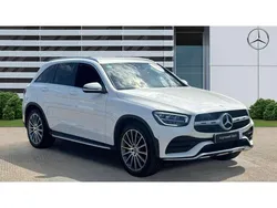 White Used 2021 Mercedes GLC300 AMG Line Premium SUV | £34,940 (Fair price)