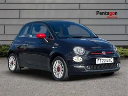 Black Used 2022 Fiat 500 Red Hatchback | £9,995 (Fair price)