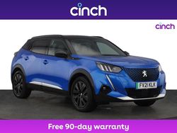 Blue Used 2021 Peugeot e-2008 Premium SUV | £12,699 (Fair price)