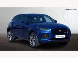 Bluefire blue Used 2022 Jaguar E-Pace R-Dynamic SUV | £30,195 (A bit pricey)