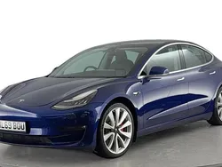 Blue Used 2019 Tesla Model 3 Performance Sedan | £17,420 (Fair price)