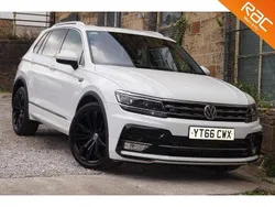 White Used 2016 VW Tiguan R-line SUV | £16,989 (Expensive)