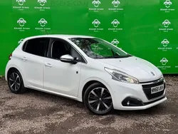 White Used 2018 Peugeot 208 S Hatchback | £6,499 (Fair price)
