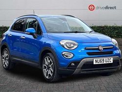 Blue Used 2019 Fiat 500X Cross Plus SUV | £8,462 (Fair price)