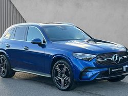 Spectral blue metallic Used 2024 Mercedes GLC300 AMG Line Premium SUV | £44,780 (Fair price)