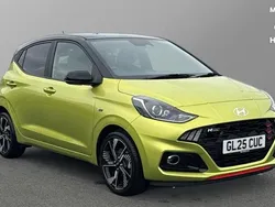 Yellow New 2025 Hyundai i10 N Line Hatchback | £17,352 (Fair price)
