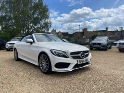 White Used 2016 Mercedes C220 AMG Line Premium Plus Cabriolet | £16,995 (A bit pricey)
