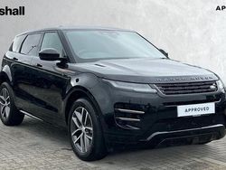 Metallic santorini black Used 2025 Land Rover Range Rover evoque SE Dynamic Hatchback | £40,322