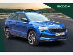 Race blue metallic New 2025 Skoda Karoq SportLine SUV | £35,995 (Fair price)