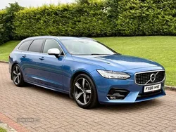 Blue Used 2018 Volvo V90 R-Design Estate | £14,995 (Fair price)