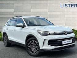 Pure white Used 2024 VW Tiguan Life SUV | £29,995