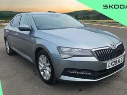 Grey Used 2020 Skoda Superb SE Technology Hatchback | £13,800 (Fair price)