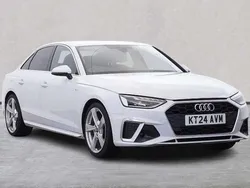 White Used 2024 Audi A4 S-Line Sedan | £28,859 (Fair price)