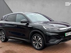 Metallic obsidian black Used 2025 BYD Atto 3 Design SUV | £25,399