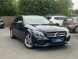 Metallic cavansite blue Used 2017 Mercedes C200 Sedan | £12,995 (Good price)
