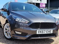 Grey Used 2018 Ford Focus ST-Line Hatchback | £9,395 (Good price)