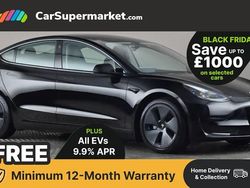 Black Used 2021 Tesla Model 3 Standard Range Sedan | £18,797 (Fair price)