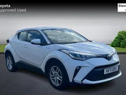 White Used 2021 Toyota C-HR SUV | £17,641 (Fair price)