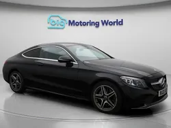 Black Used 2022 Mercedes C300e AMG line Coupe | £24,100 (Super price)