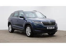 Petrol blue metallic Used 2021 Skoda Kodiaq SE L SUV | £20,487 (Fair price)