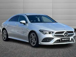 Iridium silver Used 2021 Mercedes CLA220 AMG Line Premium Sedan | £24,495 (Fair price)
