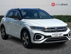 White Used 2022 VW T-Roc R-line SUV | £22,272 (Good price)
