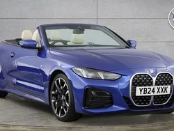 Blue Used 2024 BMW 420 M Sport Cabriolet | £41,990 (Fair price)