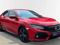 Red Used 2017 Honda Civic Sport Hatchback | £12,741 (Fair price)