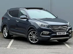 Blue Used 2016 Hyundai Santa Fe Premium SE SUV | £13,995 (A bit pricey)