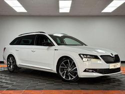 White Used 2016 Skoda Superb SportLine Estate | £17,450 (Fair price)