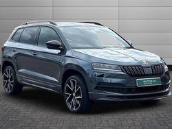 Quartz grey metallic Used 2022 Skoda Karoq SportLine SUV | £23,500 (Fair price)