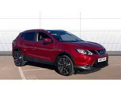 Red Used 2017 Nissan Qashqai Tekna SUV | £8,860 (Fair price)