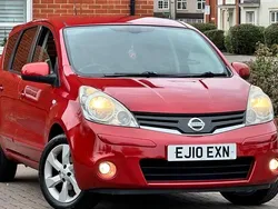 Red Used 2010 Nissan Note Tekna MPV | £4,500 (A bit pricey)
